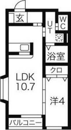 will court Sの物件間取画像